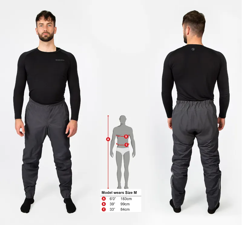 Endura GV500 ExoShell40DR WaterProof Trouser Anthracite-6